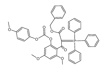 benzyl 3-(2,4-dimethoxy-6-(((4-methoxyphenoxy)carbonyl)oxy)phenyl)-3-oxo-2-(triphenyl-l5-phosphanylidene)propanoate