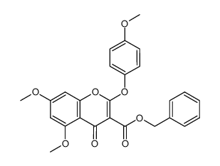 benzyl 5,7-dimethoxy-2-(4-methoxyphenoxy)-4-oxo-4H-chromene-3-carboxylate