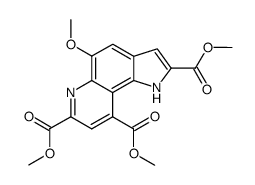 5-methoxy-1H-pyrrolo[2,3 -f]quinoline-2,7,9-tricarboxylic acid trimethyl ester