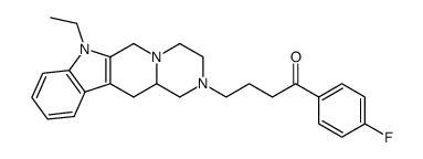 4-(7-ethyl-3,4,6,7,12,12a-hexahydropyrazino[1',2':1,6]pyrido[3,4-b]indol-2(1H)-yl)-1-(4-fluorophenyl)butan-1-one