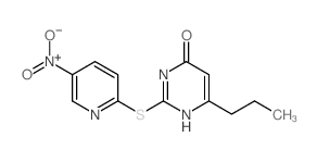 2-(5-nitropyridin-2-yl)sulfanyl-6-propyl-1H-pyrimidin-4-one