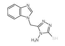 4-amino-3-(benzimidazol-1-ylmethyl)-1H-1,2,4-triazole-5-thione
