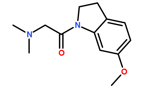 2-(二甲基氨基)-1-(6-甲氧基吲哚啉-1-基)乙酮