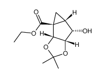 乙基(1S,2R,3S,4S,5S)-2,3-O-(异亚丙基)-4-羟基双环[3.1.0]己烷羧酸酯