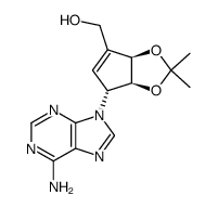 (3'R,4'S,5'R)-3'-(6-aminopurin-9-yl)-1'-hydroxymethyl-4',5'-O-isopropylidene-cyclopent-1'-en-4',5'-diol