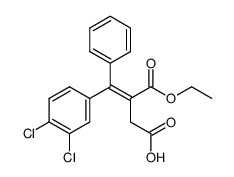 3-(ethoxycarbonyl)-4-(3,4-dichlorophenyl)-4-phenylbut-3-enoic acid