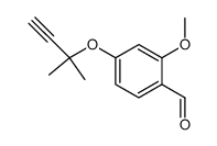 2-methoxy-4-(1,1-dimethyl-2-propynyloxy)benzaldehyde