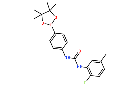 N-（2-氟-5-甲基苯基）-N’-[4-（4,4,5,5-四甲基-1,3,2-二氧杂硼烷-2-基）苯基]脲
