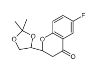 (2S)-2-[(4R)-2,2-dimethyl-1,3-dioxolan-4-yl]-6-fluoro-2,3-dihydrochromen-4-one
