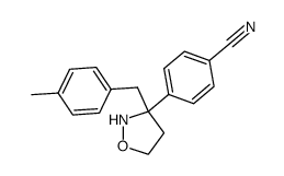 3-(p-cyanophenyl)-3-(p-methylphenyl)isoxazolidine