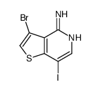 3-溴-7-碘-噻吩并[3,2-c]吡啶-4-胺