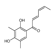 (2E,4E)-1-(2,4-dihydroxy-3,5-dimethylphenyl)hexa-2,4-dien-1-one