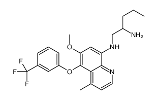 1-N-[6-methoxy-4-methyl-5-[3-(trifluoromethyl)phenoxy]quinolin-8-yl]pentane-1,2-diamine
