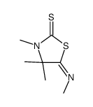 3,4,4-trimethyl-5-methylimino-1,3-thiazolidine-2-thione