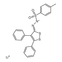 lithium 2-(4,5-diphenyl-3H-1,2-dithiol-3-ylidene)-1-tosylhydrazin-1-ide