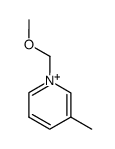 1-(methoxymethyl)-3-methylpyridin-1-ium