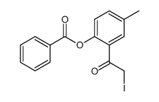 2-(2-iodoacetyl)-4-methylphenyl benzoate