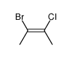 2-bromo-3-chloro-2-butene, cis