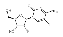 4-amino-1-[(2R,3R,4R,5R)-3-fluoro-4-hydroxy-5-(hydroxymethyl)oxolan-2-yl]-5-iodopyrimidin-2-one
