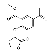 α-(4-Acetyl-2-methoxycarbonylphenoxy)-γ-hydroxybutyric acid lactone