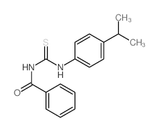 N-((4-isopropylphenyl)carbamothioyl)benzamide