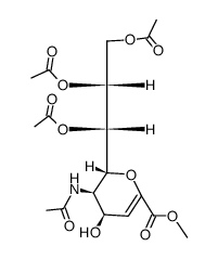 Methyl 5-acetamido-7,8,9-tri-O-acetyl-2,6-anhydro-3,5-dideoxy-D-glycero-D-talo-non-2-enonate