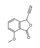 4-methoxy-3-oxo-1,3-dihydroisobenzofuran-1-carbonitrile