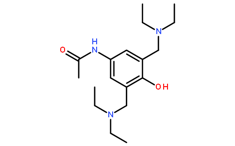 N-[3,5-二[(二乙基氨基)甲基]-4-羟基苯基]乙酰胺