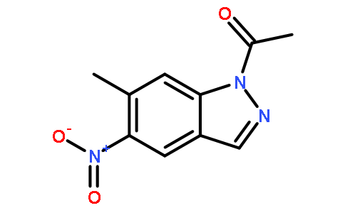 1-(6-甲基-5-硝基-1H-吲唑-1-基)-1-乙酮