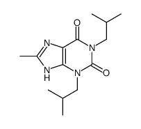 8-甲基-1,3-二(2-甲基丙基)-3,7-二氢-1H-嘌呤-2,6-二酮