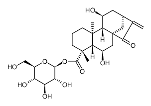 对映-6,11-二羟基-15-氧代-16-贝壳杉烯-19-酸beta-D-吡喃葡萄糖酯对照品(标准品) | 81263-97-0