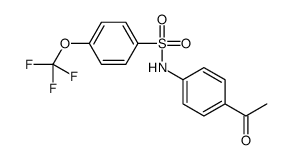 N-(4-acetylphenyl)-4-(trifluoromethoxy)benzenesulfonamide