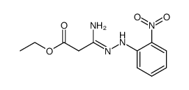 ethyl 3-amino-3-(2-(2-nitrophenyl)hydrazono)propanoate