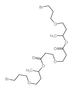 4-(3-bromopropoxy)butan-2-yl 3-[3-[4-(3-bromopropoxy)butan-2-yloxy]-3-oxopropoxy]propanoate