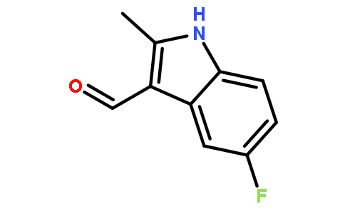 5-氟-2-甲基吲哚-3-羧醛