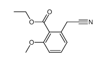 2-(ethoxycarbonyl)-3-methoxyphenylacetonitrile