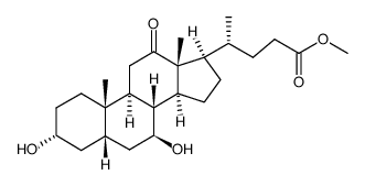 methyl 3α,7β-dihydroxy-12-oxo-5β-cholanate