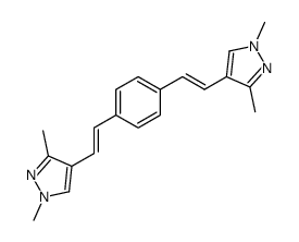 4,4'-(p-phenylenedivinylene)bis[1,3-dimethylpyrazole]