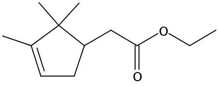(RS)-(+/-)-ethyl (2,2,3-trimethyl-cyclopent-3-en-1-yl)acetate