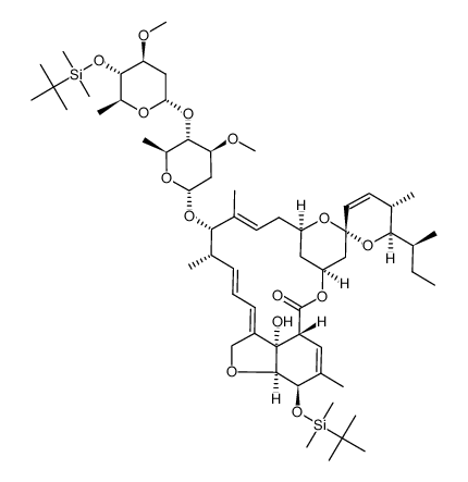 4'',5-di-O-tert-butyldimethylsilyl-22,23-dihydroavermectin B1
