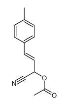 [1-cyano-3-(4-methylphenyl)prop-2-enyl] acetate