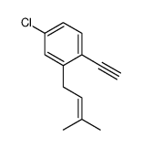 4-chloro-1-ethynyl-2-(3-methylbut-2-enyl)benzene