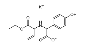 D(-)-p-hydroxy-N-(1-ethoxycarbonyl-2-propenyl)-alpha-aminophenylacetic acid potassium salt