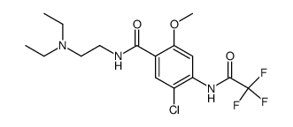5-chloro-N-(2-(diethylamino)ethyl)-2-methoxy-4-(2,2,2-trifluoroacetamido)benzamide