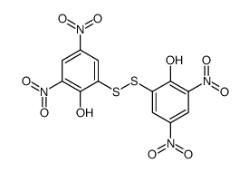 2-[(2-hydroxy-3,5-dinitrophenyl)disulfanyl]-4,6-dinitrophenol