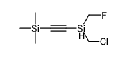 2-[chloromethyl(fluoromethyl)silyl]ethynyl-trimethylsilane