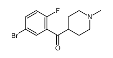 (5-bromo-2-fluorophenyl)-(1-methylpiperidin-4-yl)methanone