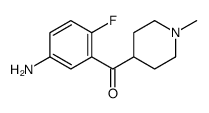 (5-amino-2-fluorophenyl)-(1-methylpiperidin-4-yl)methanone