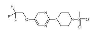 2-(4-methylsulfonylpiperazin-1-yl)-5-(2,2,2-trifluoroethoxy)pyrimidine