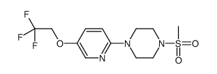 1-methylsulfonyl-4-[5-(2,2,2-trifluoroethoxy)pyridin-2-yl]piperazine